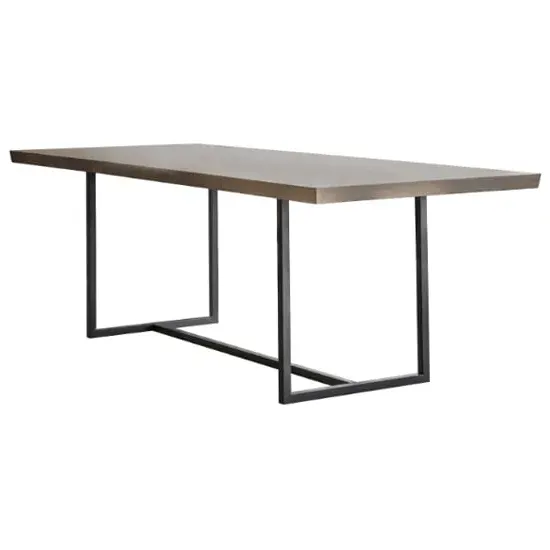 Fardon Rectangular Dining Table - Grey, Oak