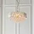 Fargo 6 Light Pendant Light with Crystal Droplets - Brass