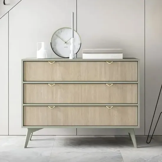 Fargo Chest of 3 Drawers - Green