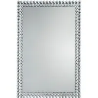 Fargo Rectangular Bevelled Wall Mirror - Silver
