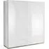 Fargo Sliding Door Wardrobe - White, High Gloss