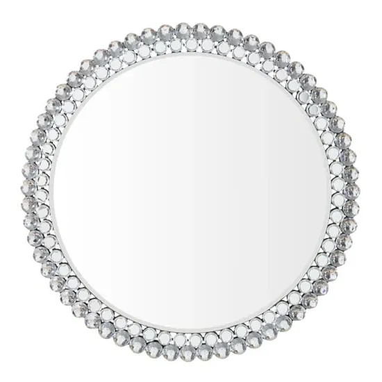 Fargo Small Round Wall Mirror - Silver image