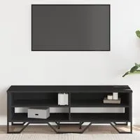 Fargo TV Stand with 4 Shelves - Black