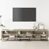 Fargo TV Stand with 6 Shelves - Sonoma Oak
