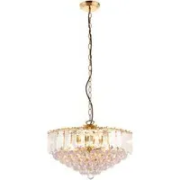 Fargo Wall Hung 6 Pendant Light - Brass, Steel alternate view
