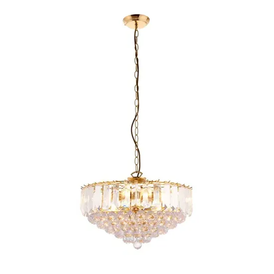 Fargo Wall Hung 6 Pendant Light - Brass, Steel product