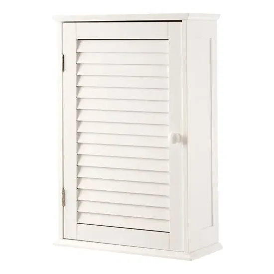 Fargo Wall Hung Bathroom Storage Cabinet - White, MDF image