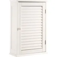 Fargo Wall Hung Bathroom Storage Cabinet - White, MDF alternate view