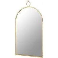 Farota Bird Top Wall Mirror - Champagne