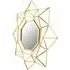 Farota Large Geometric Wall Mirror - Champagne