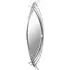 Farota Oval Wall Mirror - Silver