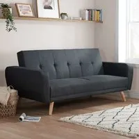 Farrah Sofa Bed - Grey, Fabric