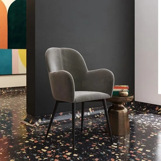 Fatwa Accent Chair - Grey, Velvet product
