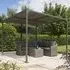Faversham Small Garden Canopy with Sliding Panels - Grey, Aluminium