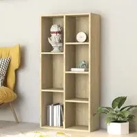 Feivel 7-Shelf Bookcase - Sonoma Oak, Engineered Wood