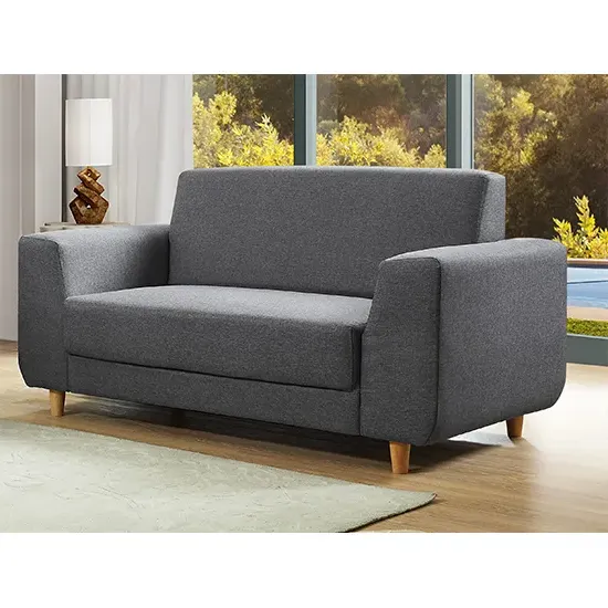 Felda 2-Seater Sofa - Dark Grey, Fabric product