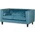 Felisen 2-Seater Sofa - Blue, Velvet