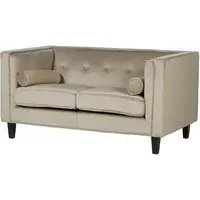 Felisen 2-Seater Sofa - Mink, Velvet