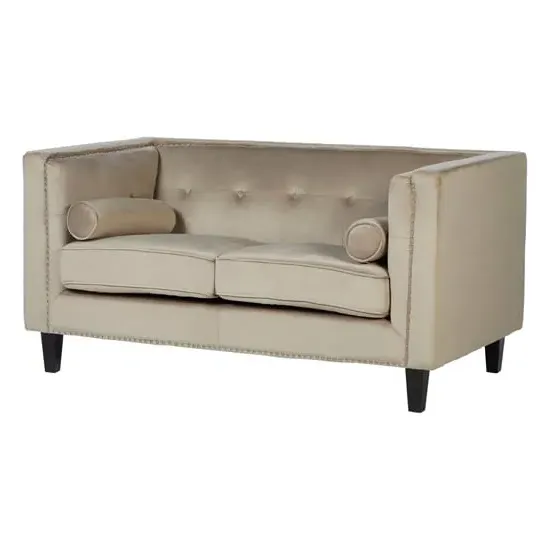 Felisen 2-Seater Sofa - Mink, Velvet