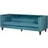 Felisen 3-Seater Sofa - Blue, Velvet
