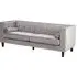 Felisen 3-Seater Sofa - Grey, Velvet