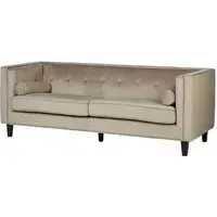 Felisen 3-Seater Sofa - Mink, Velvet