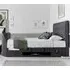 Felton Double Ottoman TV Bed with Storage - Slate, Fabric