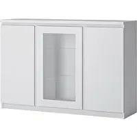 Felton Wooden Sideboard with 3 Doors - White