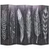 Femi Feathers Room Divider - Black and White, Canvas