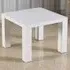 Fenella Lamp Table - White, High Gloss