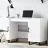 Fenland Laptop Desk with Storage - White