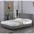 Feray King Size Bed Frame - Grey, Linen