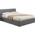 Feray King Size Ottoman Storage Bed - Grey, PU Leather