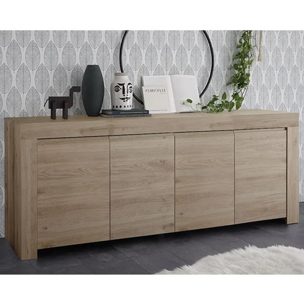 Ferndale 4-Door Sideboard - Cadiz Oak