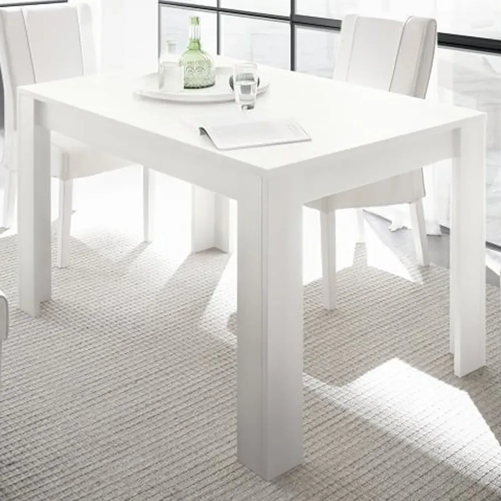 Ferndale Rectangular Dining Table - White, Wood