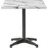 Fernie 80cm Bistro Table - Carrara Marble Effect