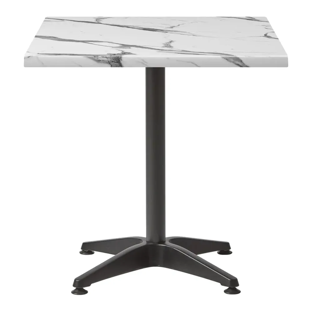 Fernie 80cm Bistro Table - Carrara Marble Effect
