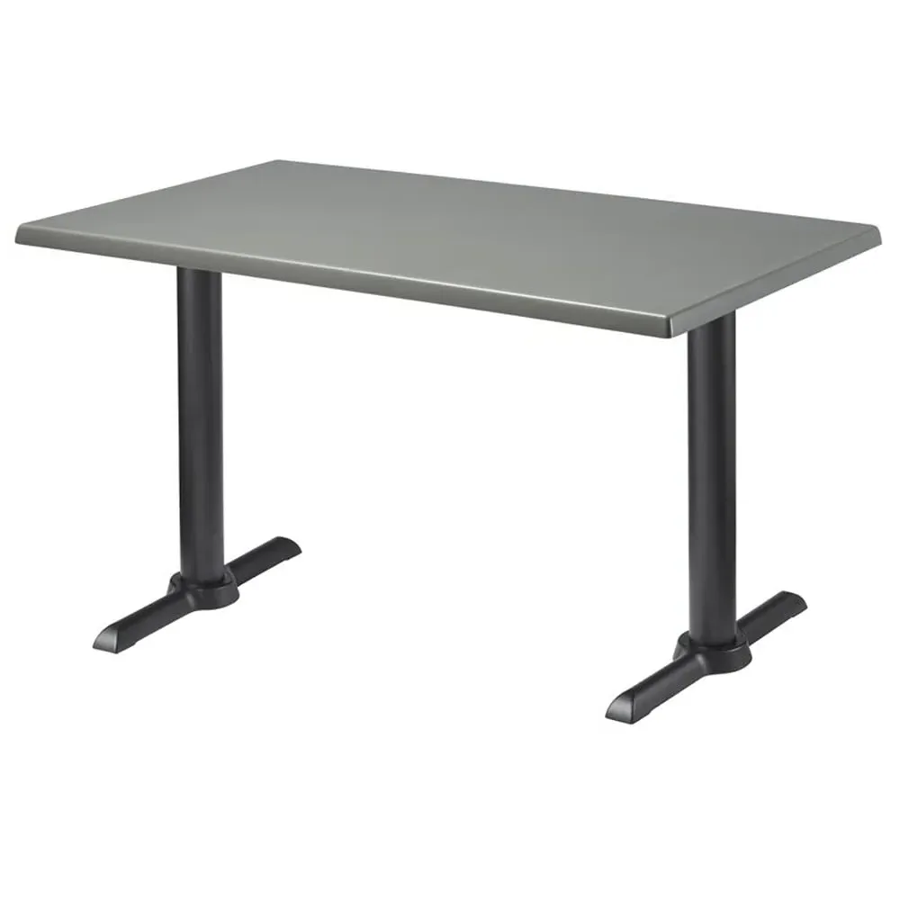 Fernie Rectangular Bistro Table - Grey, Wood