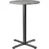 Fernie Round Bar Table - Grey, Wood