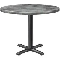 Fernie Round Bistro Table - Black, Wood