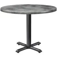 Fernie Round Bistro Table - Black, Wood