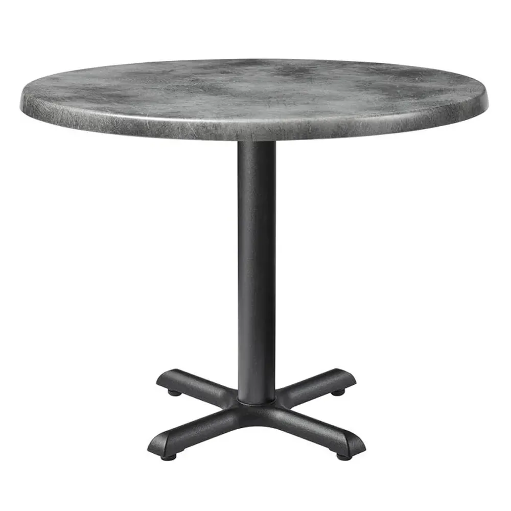 Fernie Round Bistro Table - Black, Wood