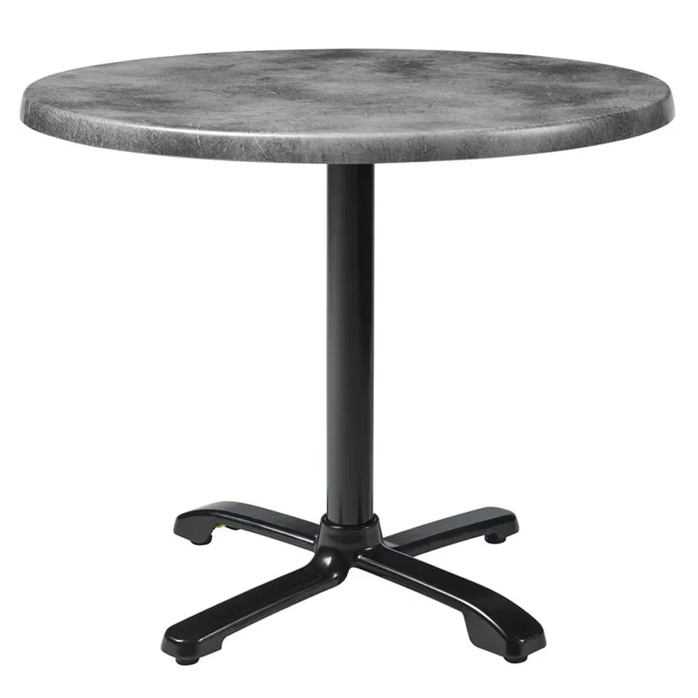 Fernie Round Bistro Table Flip Top - Cement, Wood product