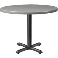 Fernie Round Bistro Table - Grey, Wood