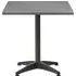 Fernie Round Bistro Table - Grey, Wood