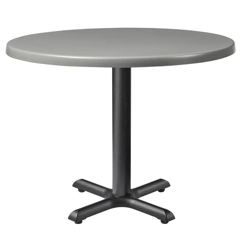 Fernie Round Bistro Table - Grey, Wood