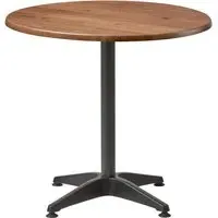 Fernie Round Bistro Table - Natural, Wood