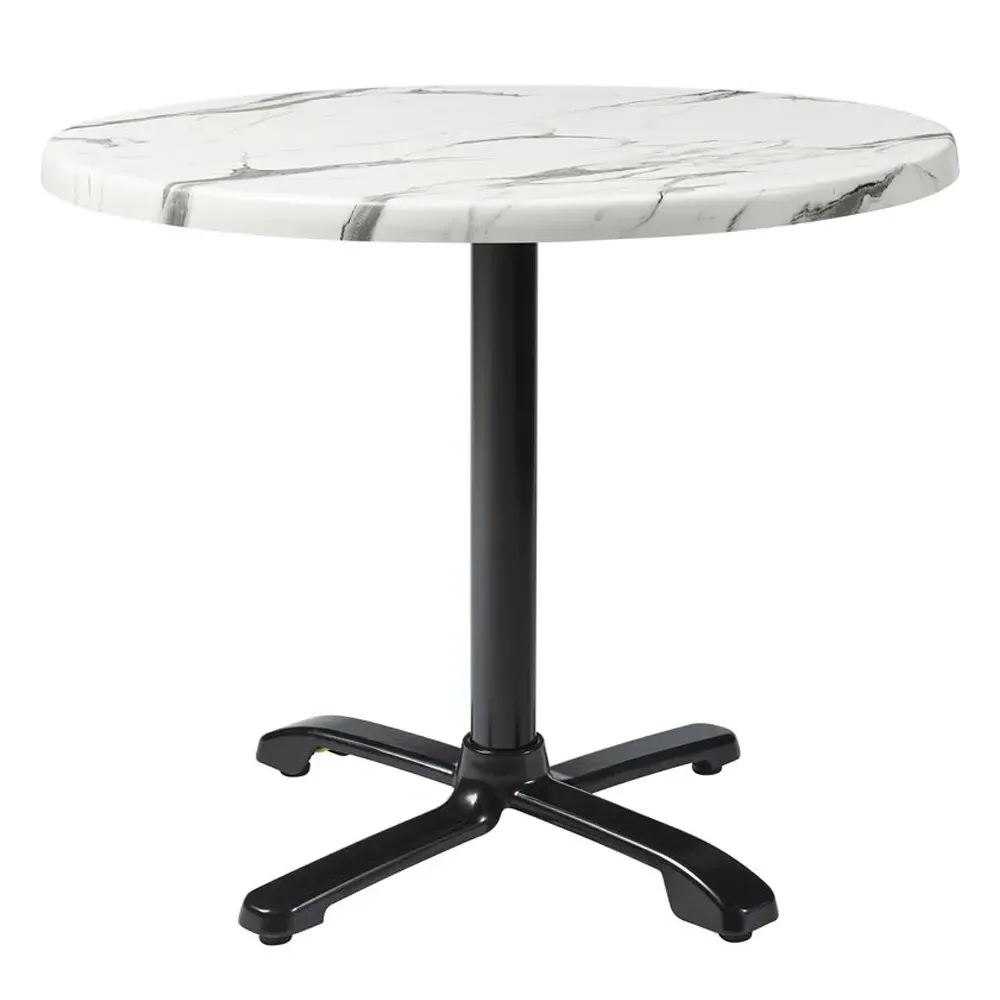 Fernie Round Bistro Table with Flip Top - Carrara Marble Effect product