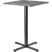 Fernie Square Bar Table - Cement, Wood