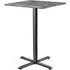 Fernie Square Bar Table - Cement, Wood